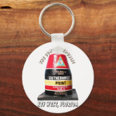 Southernmost Point Sleutelhanger (Voorkant)