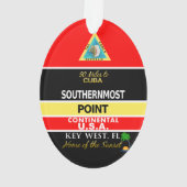 Southerst Point Buoy Key West Ornament (achterkant)
