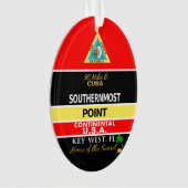Southerst Point Buoy Key West Ornament (voorkant)