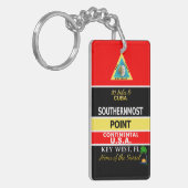 Southerst Point Buoy Key West Sleutelhanger (Voorkant Links)