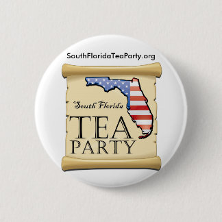 SouthFloridaTeaParty.org Ronde Button 5,7 Cm