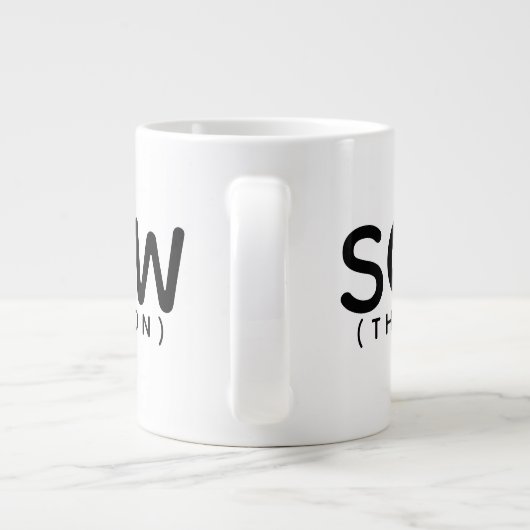 Southpaw (L'évolution naturelle) Mug de café géant (Dos)