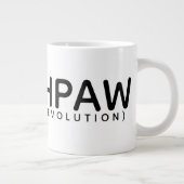 Southpaw (L'évolution naturelle) Mug de café géant (Droite)