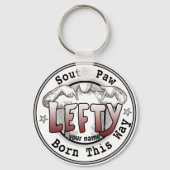 Southpaw linkshandige sleutelhanger (Voorkant)