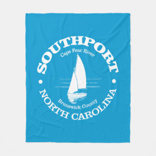 Southport (zeilboot) fleece deken