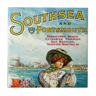 Southsea en Portsmouth Tegeltje