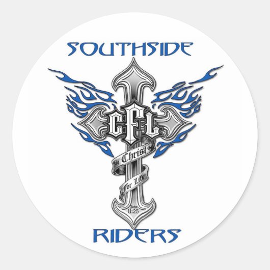 Southside Riders 3" Sticker (Voorkant)