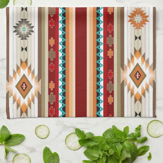 Southwest 2 - verwisselbare handdoekkleur theedoek (Gevouwen)