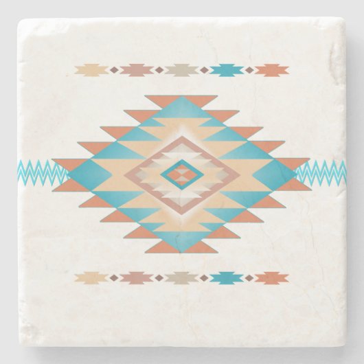 Southwest 4-ontwerp stenen onderzetter (Voorkant)