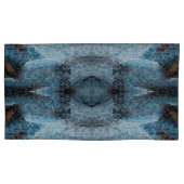 Southwest Abstracte Mosaic Blue King Kussensloop (Voorkant)