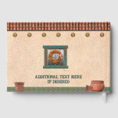 Southwest Adobe Hacienda Personalized  Gastenboek (Achterkant)