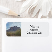 Southwest Arizona Desert Mountain Fotoadres Etiket (Insitu)