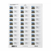 Southwest Arizona Desert Mountain Fotoadres Etiket (Full Sheet)