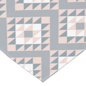 Southwest Blanket Pattern Blush Grey Korte Tafelloper (Hoek)