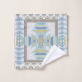 Southwest Blues Indian Blanche Art Design (Gant de toilette)