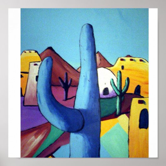 Southwest Blues Poster (Voorkant)