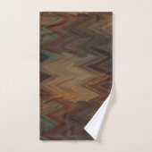 Southwest Brown Chevron Bad Handdoek (Handdoek)
