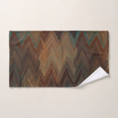 Southwest Brown Chevron Bad Handdoek (Handdoek)