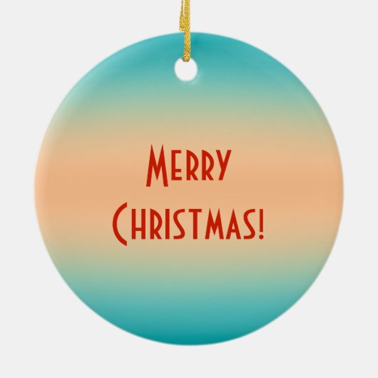 Southwest Buffalo Ceramic Ornament (Achterkant)