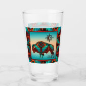 Southwest Buffalo en Sun Glass Cup Glas (Voorkant)