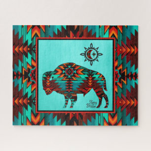 Southwest Buffalo Jigzaag Puzzle Legpuzzel