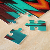 Southwest Buffalo Jigzaag Puzzle Legpuzzel (Zijkant)