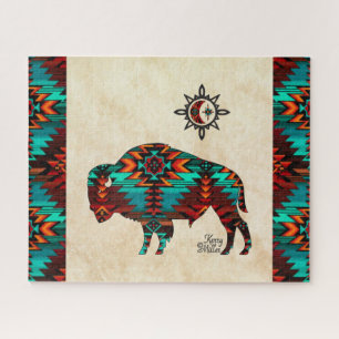 Southwest Buffalo Jigzaag Puzzle Legpuzzel