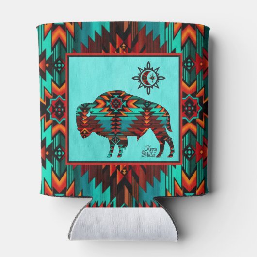 Southwest Buffalo Koelbox Blikjeskoeler (Achterkant)