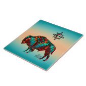 Southwest Buffalo Tegeltje (Zijkant)