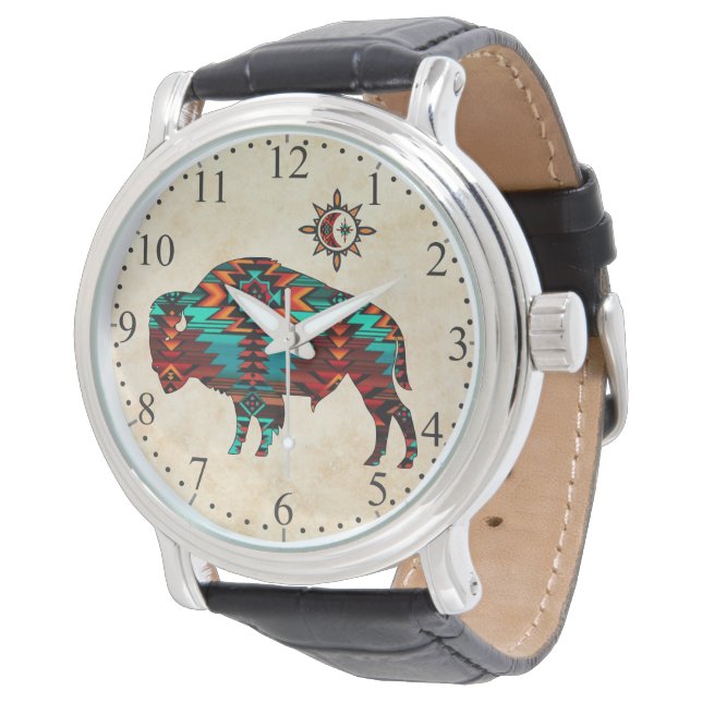 Southwest Buffalo Watch Horloge (Gekanteld)
