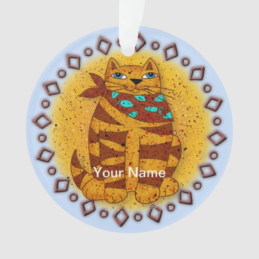 Southwest Cat Ornament (voorkant)