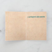 Southwest Chile Ristra Wreath Holiday Christmas Kaart (Binnen)