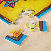 Southwest Chili Pepper Ristra Lizard Puzzle Legpuzzel (Zijkant)