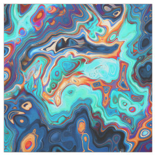 Southwest Colors Marged Abstract Stof
