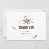 Southwest Cowboy Casquette Anniversaire Bleu Carte (Devant)