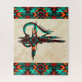 Southwest Cross Et HeartJigsaw Puzzle (Vertical)