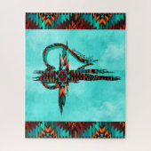 Southwest Cross Et HeartJigsaw Puzzle (Vertical)