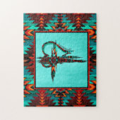 Southwest Cross & Heart Jigsaw Puzzle Puzzle (Vertical)