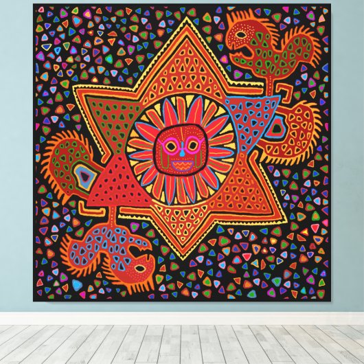 Southwest Del Sol Canvas Afdruk (Insitu (Houten vloer))