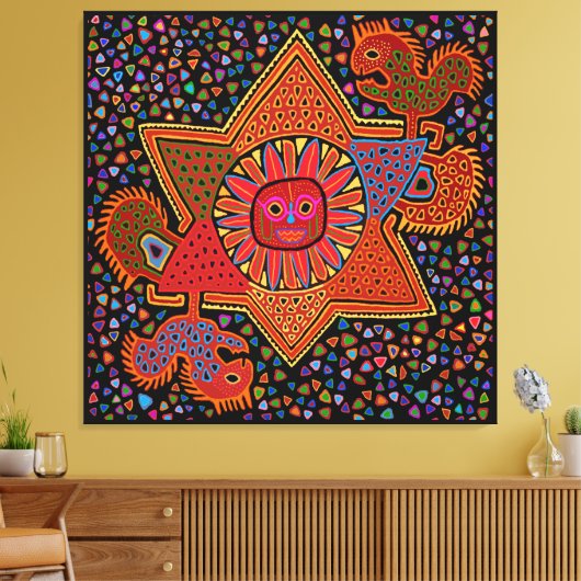 Southwest Del Sol Canvas Afdruk (Insitu (Woonkamer))