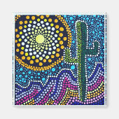 Southwest Desert Landscape Magnet (Devant)