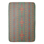 Southwest Desert Sagebrush Green Geometric Design Badmat (Voorkant Verticaal)