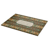 Southwest Design Green Brown Tan Snijplank (Hoek)