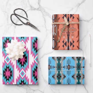 Southwest Dreams: een geometrische beeldweergave Inpakpapier Vel