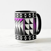 Southwest Feather Blessations Latte Mug (Devant droit)