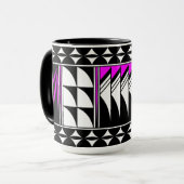 Southwest Feather Blessations Latte Mug (Devant gauche)