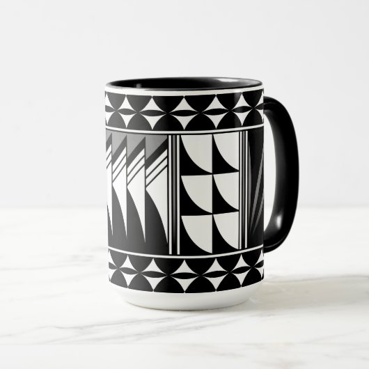 Southwest Feather Blessations Latte Mug (Devant droit)