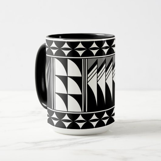 Southwest Feather Blessations Latte Mug (Devant gauche)