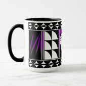 Southwest Feather Blessations Latte Mug (Gauche)