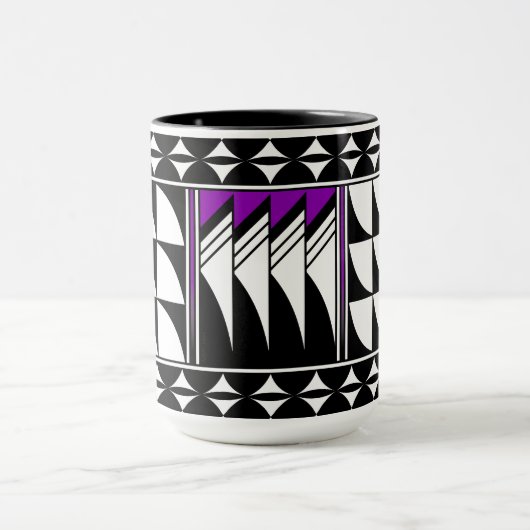 Southwest Feather Blessations Latte Mug (Centre)